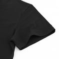 thumbnail image 2 of Blusa Mangas Cortas Camiseta Feamle estampada moda cuello redondo mujer camiseta gráfica ropa Casual suave Ygjytge Negro T M para Mujer, 2 of 4