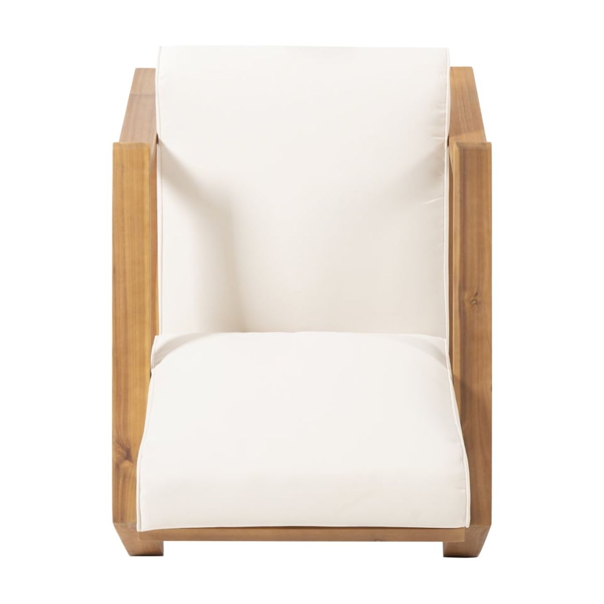 Modern Adirondack Chair - Acacia Wood, Weather Resistant, 400LBS Weight Capacity, Assembly Required