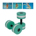 thumbnail image 5 of 1 Pair Aqua Fitness Barbells Foam Dumbbells Hand Bars Pool Resistance Exercise Travel Essentials, 5 of 8