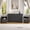 Black, variant on YouTrend 3-Piece Modern Bedroom Set - 6 Drawer Wide Dresser & Nightstands Set of 2 with Fluted Design, Anti-Tip Safety Brown Natural Wood Storage Furniture for Bedroom,Hallway