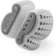 thumbnail image 3 of Saddle Sponge Holder Organizer for Double Sink, White/Grey, 3 of 7