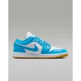 thumbnail image 4 of Ni - ke Size 7.5 - Air Jordan 1 Low Dark Powder Blue Gum W, 4 of 5