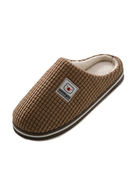 Mens Extra Wide Slippers