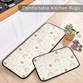 thumbnail image 5 of 2-Piece Kitchen Mat Set Non Slip Washable Floor Mats Decorative Rugs for Kitchen Sink Laundry Rainbow and Rabbit Pattern, 5 of 7