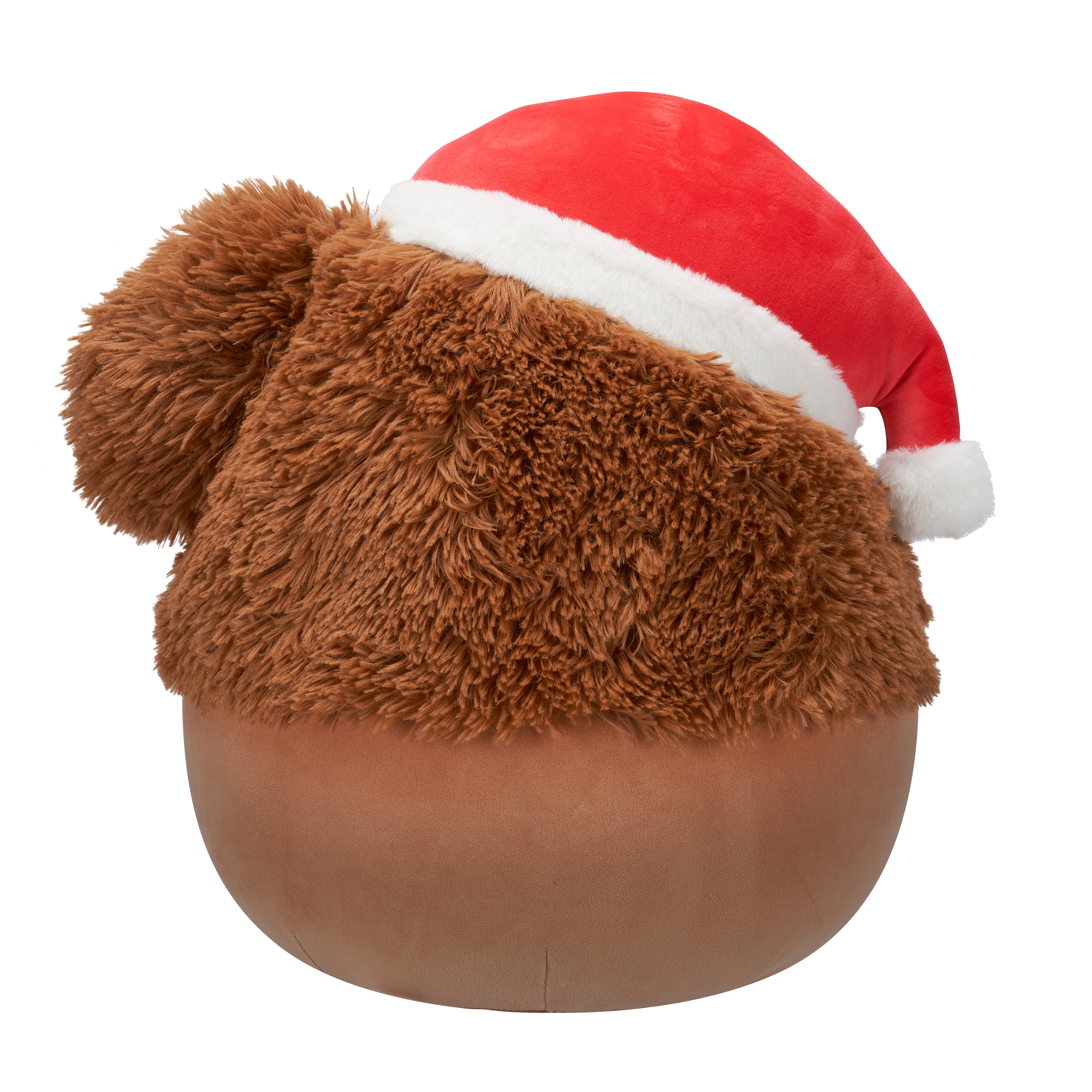 Squishmallows Official 16 inch Benny the Brown Bigfoot With Santa Hat - Child's Ultra Soft Stuffed Plush Toy