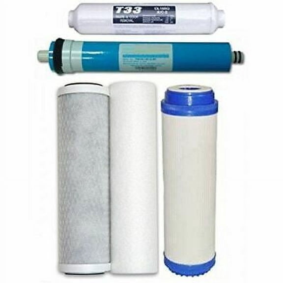 Reverse Osmosis Replacement Filter Set ISO-RO5 GTS-550, Tier1, RO5-WF, RO550-W
