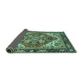 thumbnail image 2 of Ahgly Company Indoor Rectangle Persian Turquoise Blue Traditional Area Rugs, 5' x 8', 2 of 4