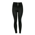 thumbnail image 1 of DPTALR Leggings de Base en Coton Extensible pour Femmes Taille Haute Ultra Doux Brossés, 1 of 9