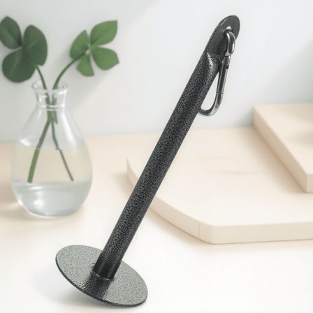 TABLZONE Black Steel Barbell Weight Loading Pin Rack Pulley Attachment for Effective Arm and Shoulder Fitness Workouts