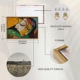 thumbnail image 7 of Abstract Figure Expression Colorful Horizontal Canvas Wall Art with Lightweight Foam Frame - Durable and Ready to Hang, Modern Decorative Print for Living Room, Bedroom, Or Office, 7 of 7
