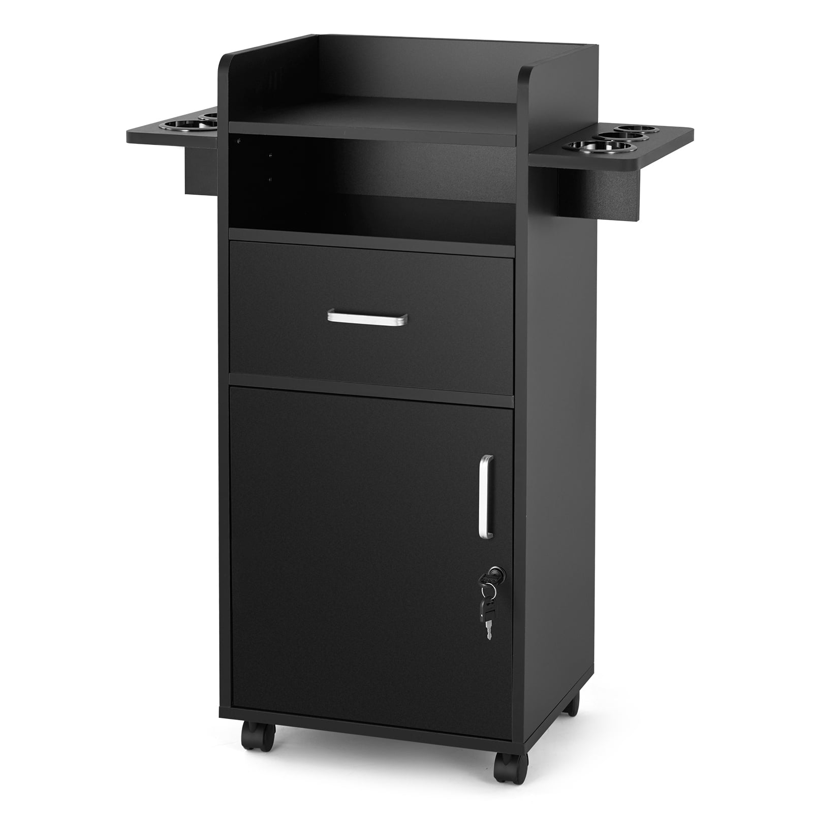 Artist Hand Salon Station Trolley Cart Hair Stylist with Wheels