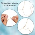thumbnail image 2 of 14K Yellow Gold Filled Box Link Chain Necklace | Adjustable 22 Inch Length | .85mm Thick, 2 of 8