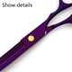 thumbnail image 4 of 1 juego de tijeras de acero inoxidable, color morado, juego de 10 piezas, 4 of 5
