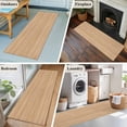 thumbnail image 5 of 2'x6' Rug Runners for Hallways Kitchen, Brown Wood Grain Non Slip Entryway Beside Floor Carpet Runner, Retro Western Farmhouse Wooden Board Washable Laundry Room Bedroom Throw Rugs Mat for Family Pet, 5 of 8