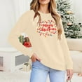 thumbnail image 6 of Christmas Sweatshirt for Women Winter Pullover Christmas Tree Snowflake Graphic Tops, 6 of 7
