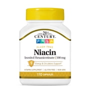 21st Century - Niacin 500 mg - Flush Free - 110 Capsules