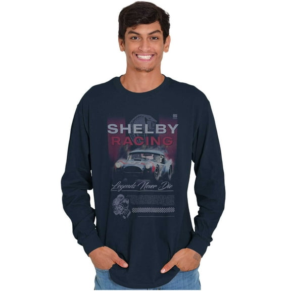 Shelby Racing Legends Never Die Long Sleeve TShirt Men Women Brisco Brands S