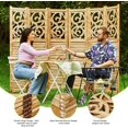 thumbnail image 2 of Room Divider Wood Carved Wall Divider Indoor Folding Portable Partition Screen for Home Office Garden Terrace - 6 Panel, 67 * 90inch (Wood), 2 of 16