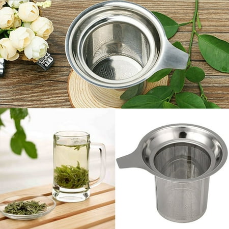 

Podplug Stainless Steel Mesh Tea Infuser Reusable Strainer Loose Tea Leaf Spice Filter