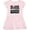 Ballerina Pink, variant on Inktastic Eat, Sleep, Wrestle, Repeat Girls Toddler Dress