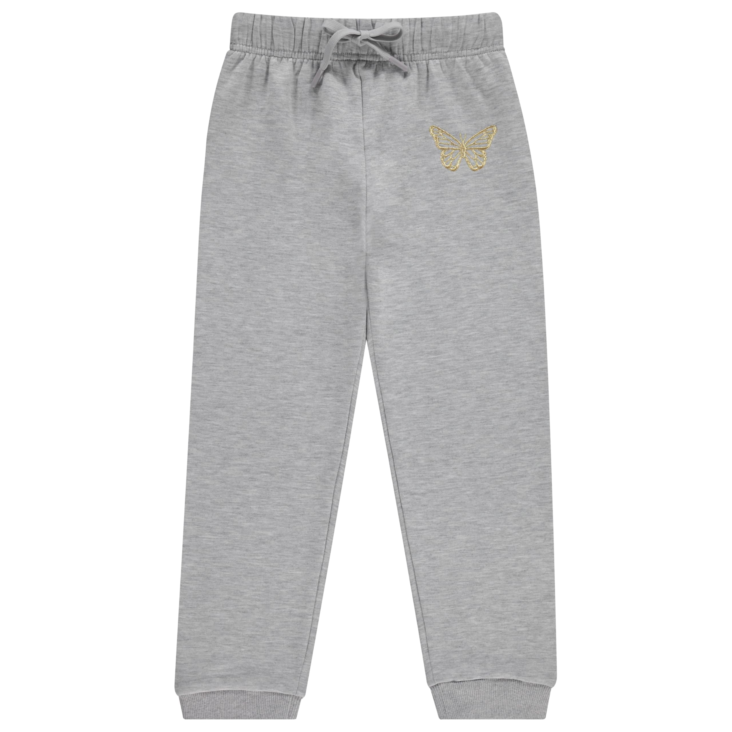 BTween Kids Girl's Fashion Stretch Waist Ultra Soft Jogger Pants Set - 3 Pack Bundle