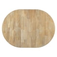 thumbnail image 6 of Hassch 42in-58in Extendable Dining Table for 4-6, Modern Kitchen Table with Wood Frame, Space Saving, Natural, 6 of 7