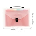 thumbnail image 2 of Luxshiny 1Set Plastic File Organizer for Document and Bill Storage, 2 of 8