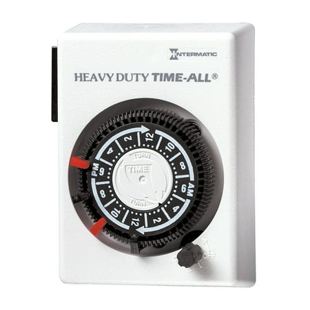 HB112C Heavy Duty Air Conditioner and Appliance Timer, Automatically controls 240 volt heaters, heavy-duty appliances and lamps By Intermatic