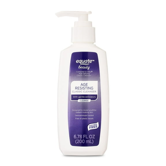 Equate Age Resisting Classic Cleanser, 6.78 fl oz, Compare to Olay Age Defying Classic Cleanser