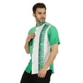 thumbnail image 4 of Inkmeso Regular Fit Designer Mandarin Collar Shirt For Men's Printed Patch Pocket Shirts, 4 of 7