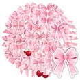 thumbnail image 3 of 35pcs-50pcs Cute Stickers Pink Stationery Stickers Cherry DIY Stickers Children Stickers for Phone Laptop Suitcase, 3 of 9