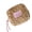 Yellow, variant on Stylish Leopard Print Plush Small Cosmetic Bag Portable Storage Container