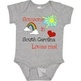 thumbnail image 3 of Inktastic Someone in South Carolina Loves Me Boys or Girls Baby Bodysuit, 3 of 5