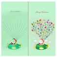 thumbnail image 4 of Pintura de huellas dactilares DIY para árbol de Navidad, decoración del hogar, Papá Noel de dibujos animados, 4 of 9