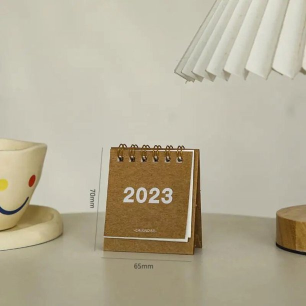 Calendarios de Adviento de Navidad Mini Calendario de escritorio Simple, pequeño, fresco y de gama alta este calendario de escritorio adornos
