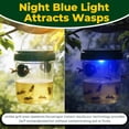 thumbnail image 5 of 4 Packs Wasp Traps Outdoor Hanging, 2026 New Upgrade Wasp & Hornet Trap Yellow Jacket Catcher with LED Light, Solar Powered Carpenter Bee Traps for Outside Garden, Patio, Backyard, Camping, 5 of 9
