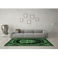 thumbnail image 3 of Ahgly Company Indoor Square Persian Emerald Green Traditional Area Rugs, 5' Square, 3 of 4