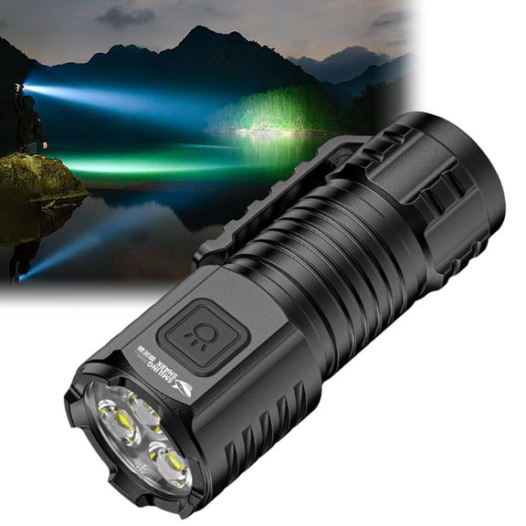 Rechargeable Flashlights 1200 Lumens Flashlight, Flashlight High Lumens with Clip, Super Bright Small Flashlight for Camping, Outdoor, and Emergency