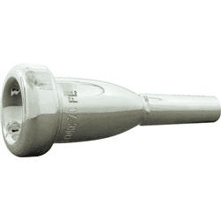 Mouthpiece, Flugelhorn, Bach Megatone Silver Plate