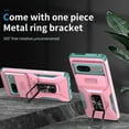 thumbnail image 4 of Dteck for Google Pixel 7A Case with Slide Camera Cover,Magnetic Rotated Kickstand Rubber Case Hard PC Camera Protection Military Grade Shockproof Heavy Duty Protective Cover,Pink/Mint, 4 of 8