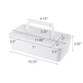 thumbnail image 6 of Yamazaki Home Storage Caddy, White, Steel, Handle, No Assembly, 6 of 6