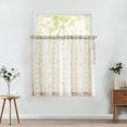 thumbnail image 3 of Cortinas Jinchan Boho de Cocina en Lino 114x66 cm 2 Paneles, 3 of 6