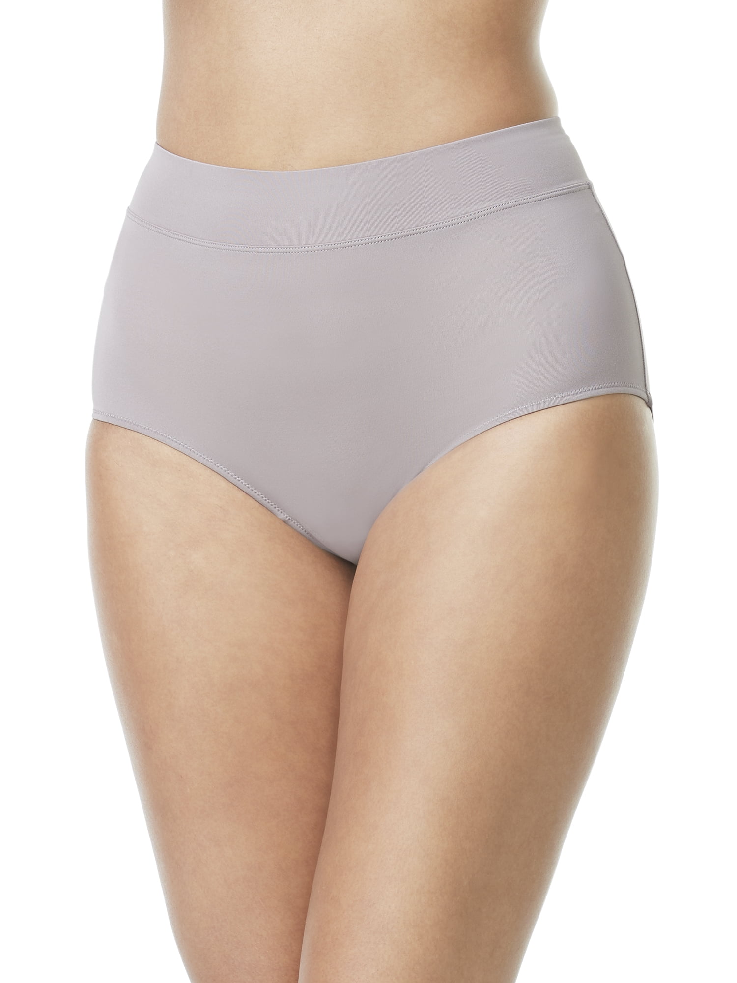 Blissful Benefits by Warner's® Women's No Muffin Top Micro Hi-Cut Panties  W/ Lace, 3-Pack - Walmart.com