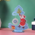thumbnail image 2 of Cuadros Decorativos Árbol de Navidad luminoso DIY Kit de adornos de escritorio con pintura de diaman Tmvgtek embutido en tela, 2 of 7