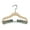 Ivory, variant on Simplify 24 Pack Children's Velvet Hangers in Grey