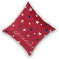 thumbnail image 2 of 4th of July Pillow Covers 20x20 Set of 2, Memorial Day American Flag Stars Patriotic Throw Pillows Linen Outdoor Independence Day Decorative Cushion Case for Bed Couch Sofa Home Decor, 2 of 6