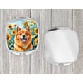 thumbnail image 4 of Finnish Spitz in Sunflowers Compact Mirror 2.75 in x 3 in, 4 of 4