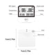 thumbnail image 4 of Sidaley Termómetro inteligente WiFi Tuya, higrómetro para habitación interior, Sensor de temperatura y humedad, enlace, aplicación remota, Electrónica, 4 of 6