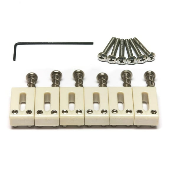 Graph Tech TUSQ Stratocaster/Tele Style Offset Guitar Saddles 2 1/16 Spacing