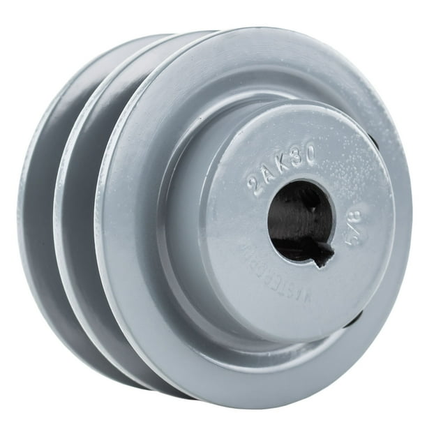 3" Cast Iron 5/8" Shaft Pulley Sheave Single 2 Groove V Style A Belt 4L
